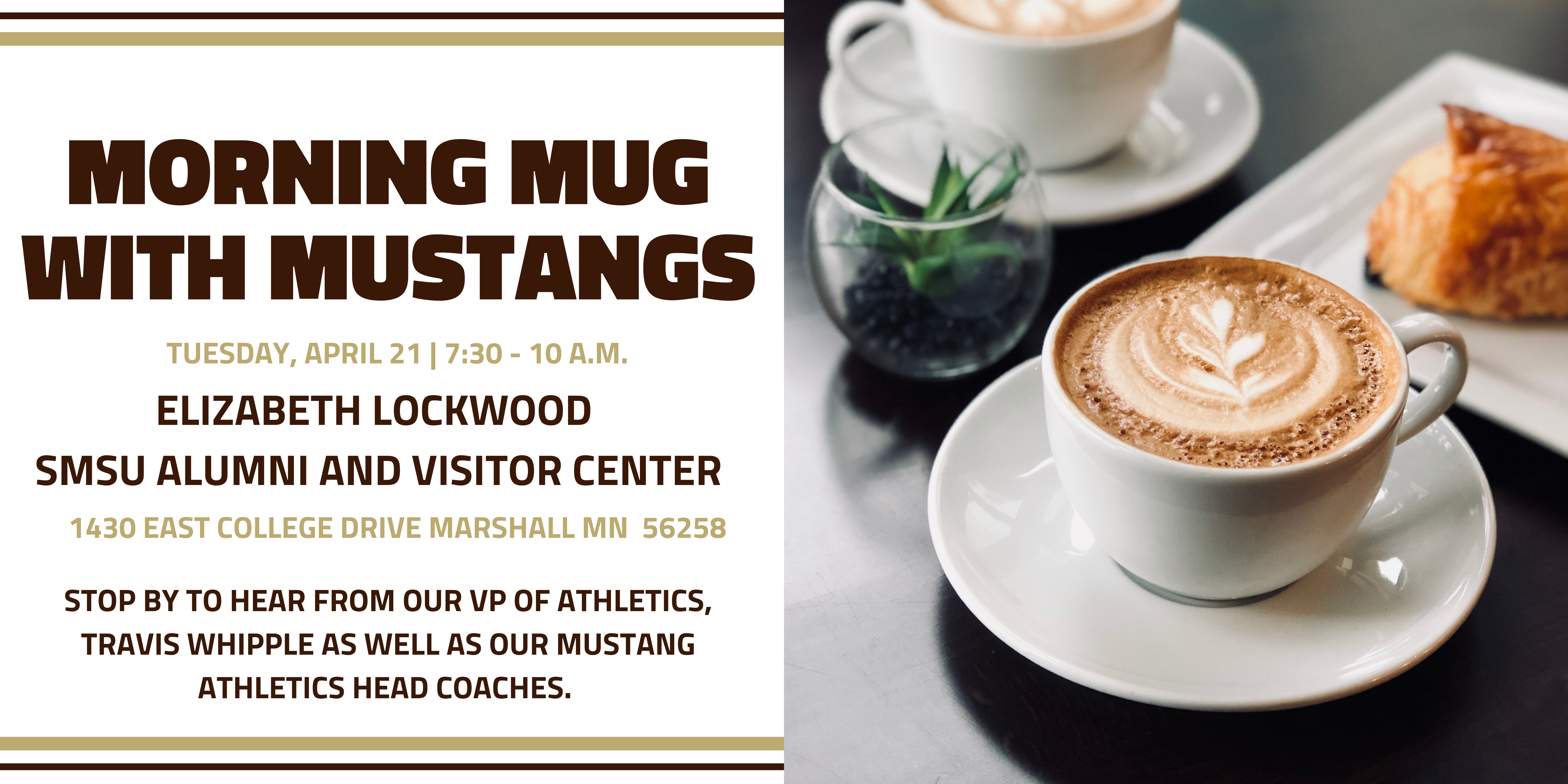 Event photo for Morning Mug with Mustangs