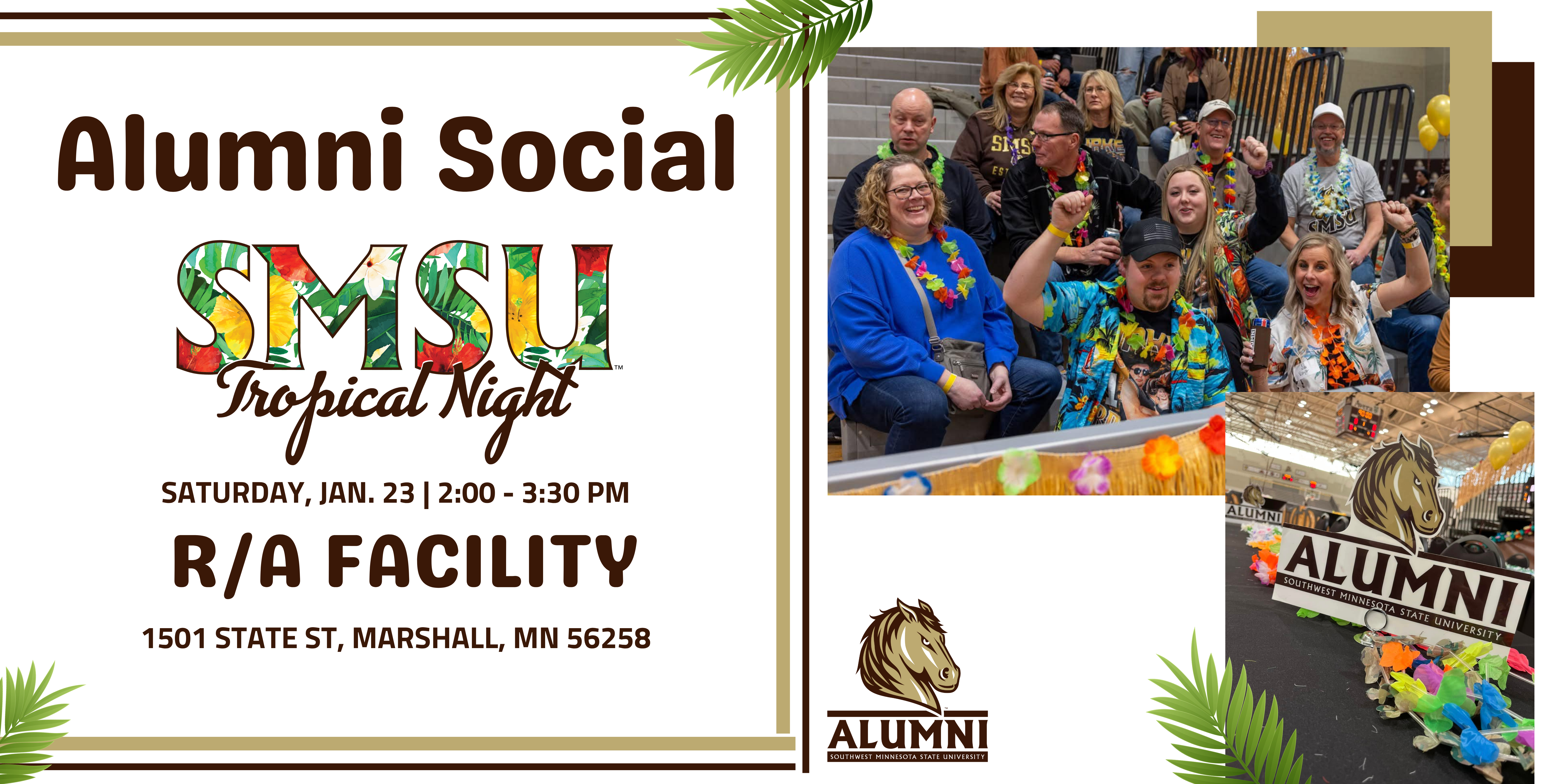 Event photo for SMSU Alumni Social - Tropical Night