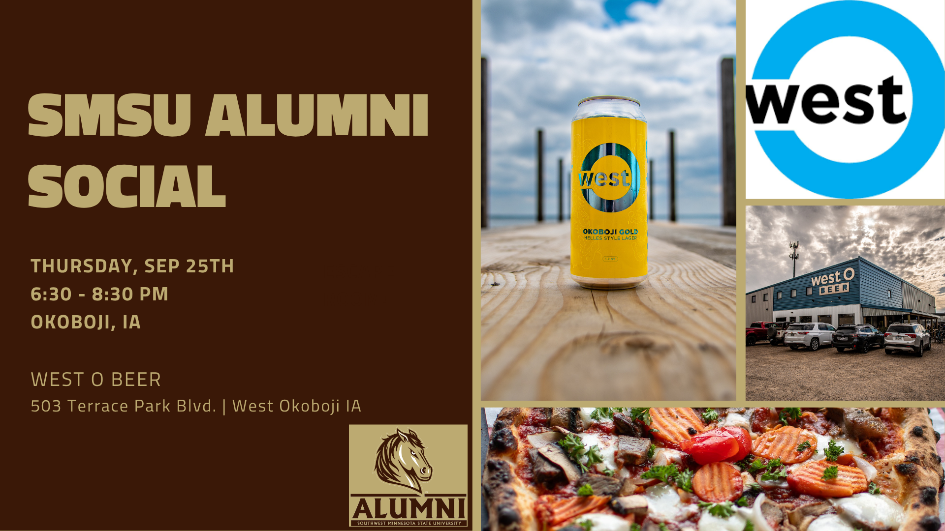 Event photo for SMSU Alumni Social at West O Beer